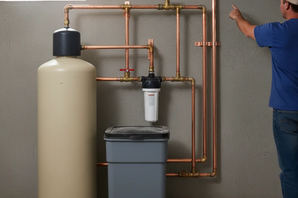 Whole-house water treatment system installed in Needham Heights