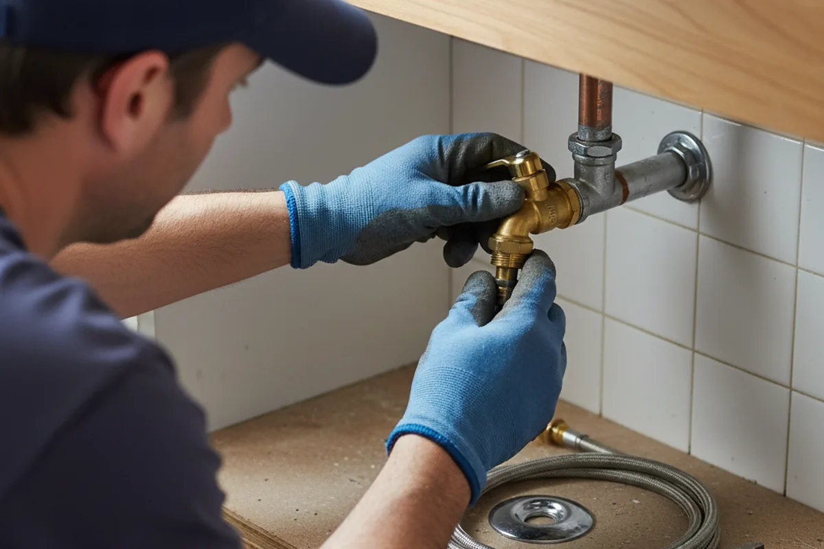 Shutoff valve and fitting work during Emergency Plumbing in Needham Heights